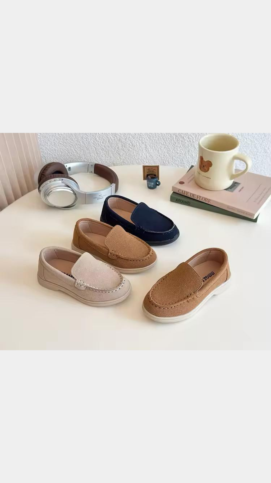Suede loafers