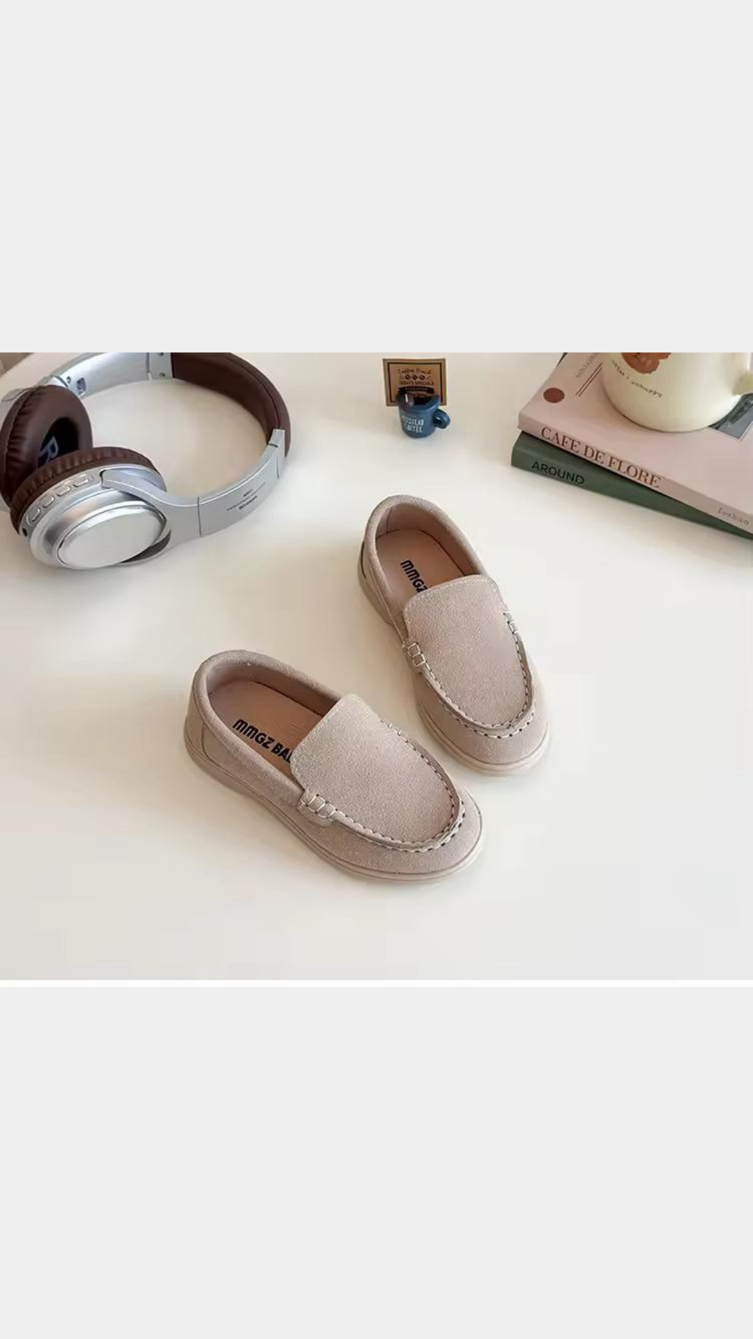 Suede loafers