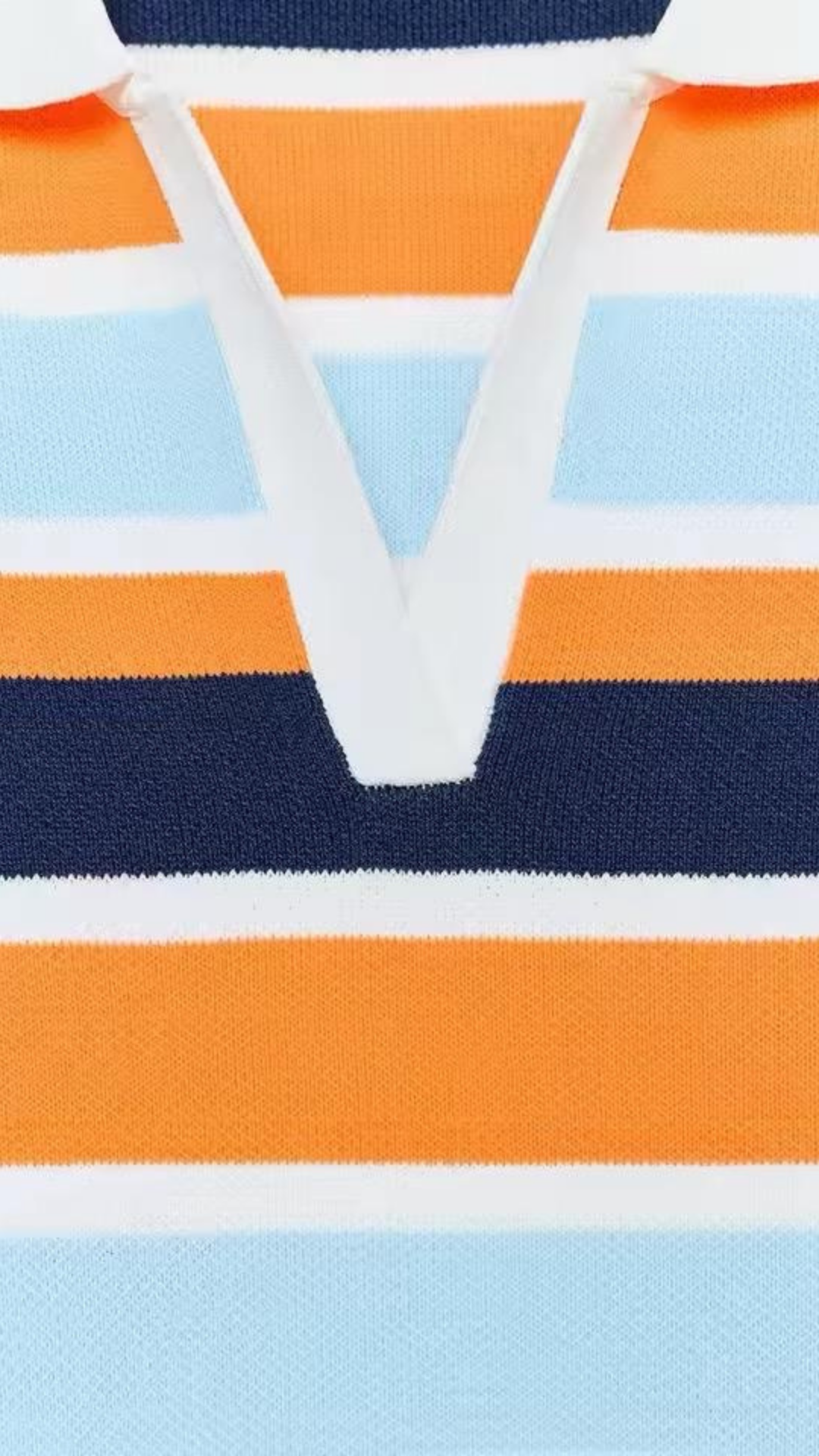 Striped Knit Shirt Dress