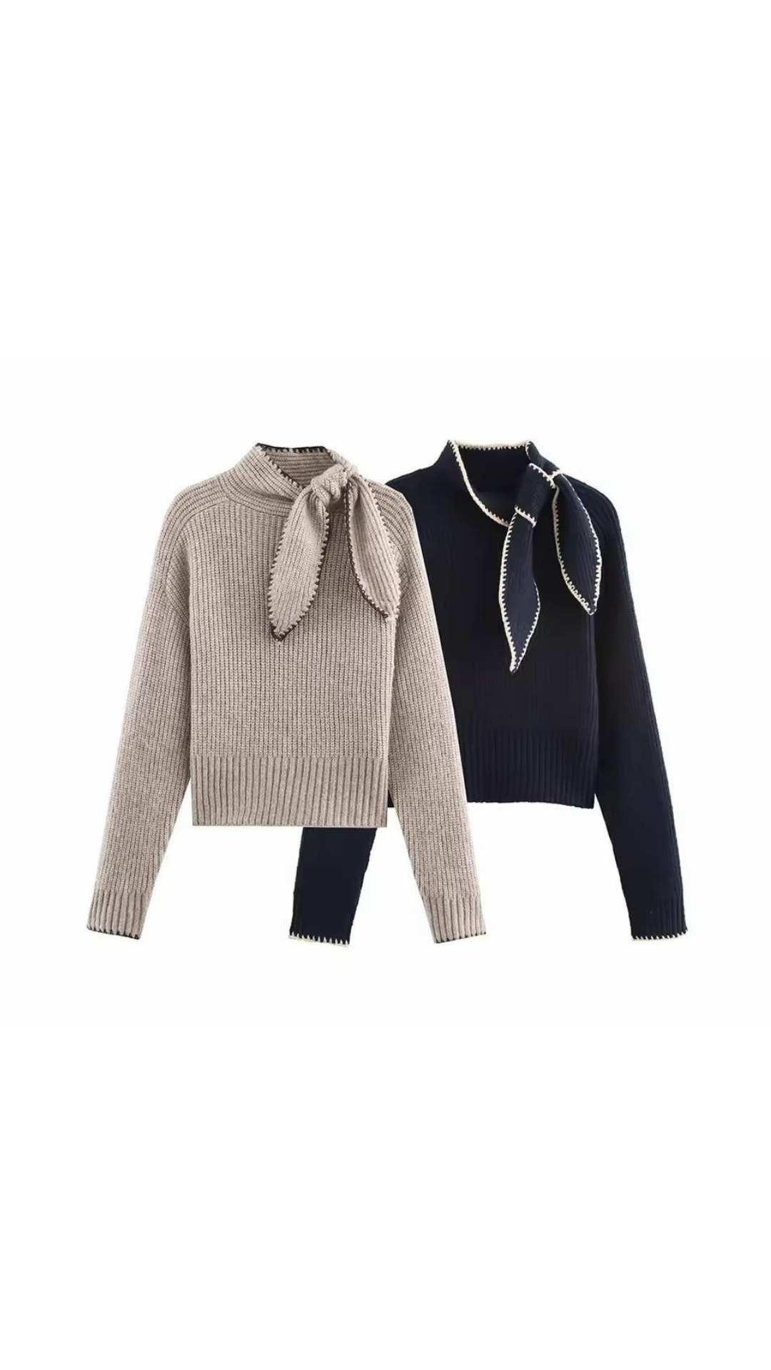 Bow knot sweater