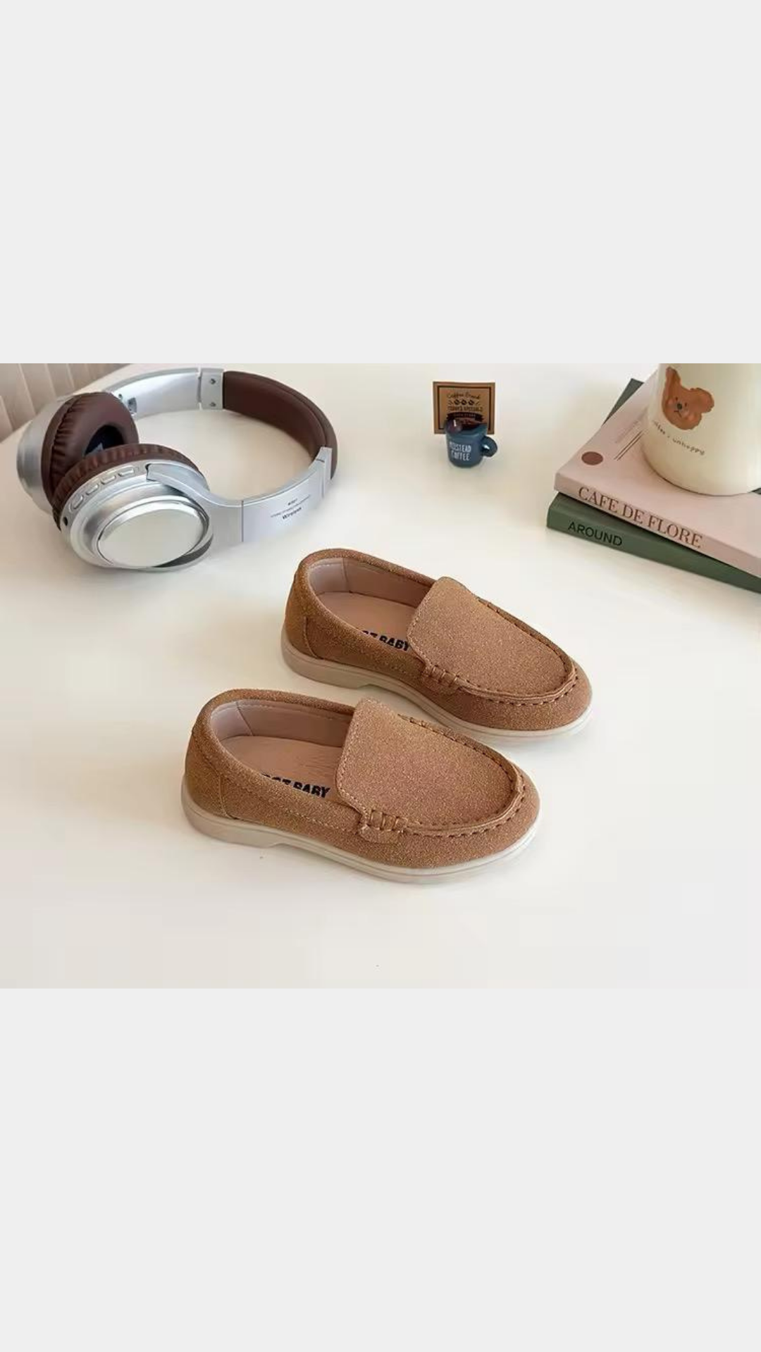 Suede loafers