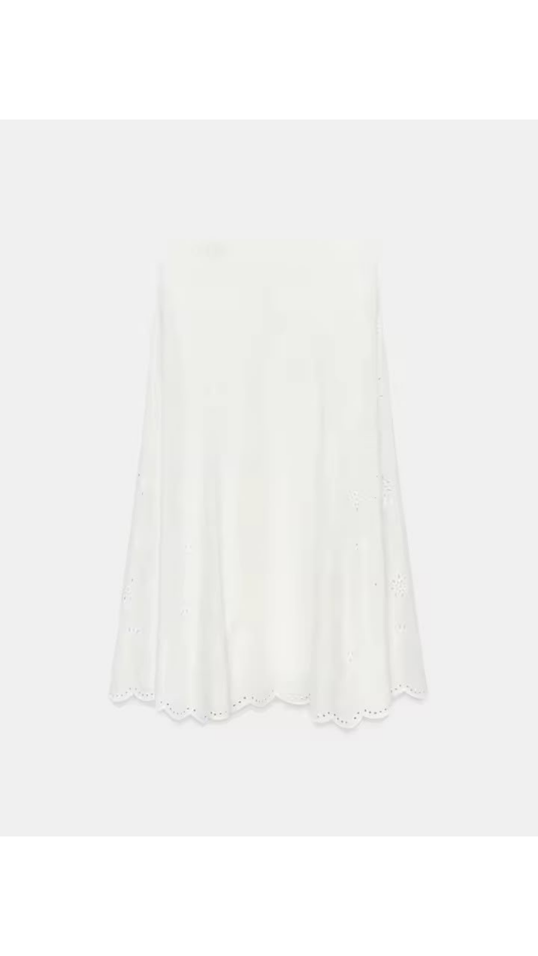Hollow design top and skirt