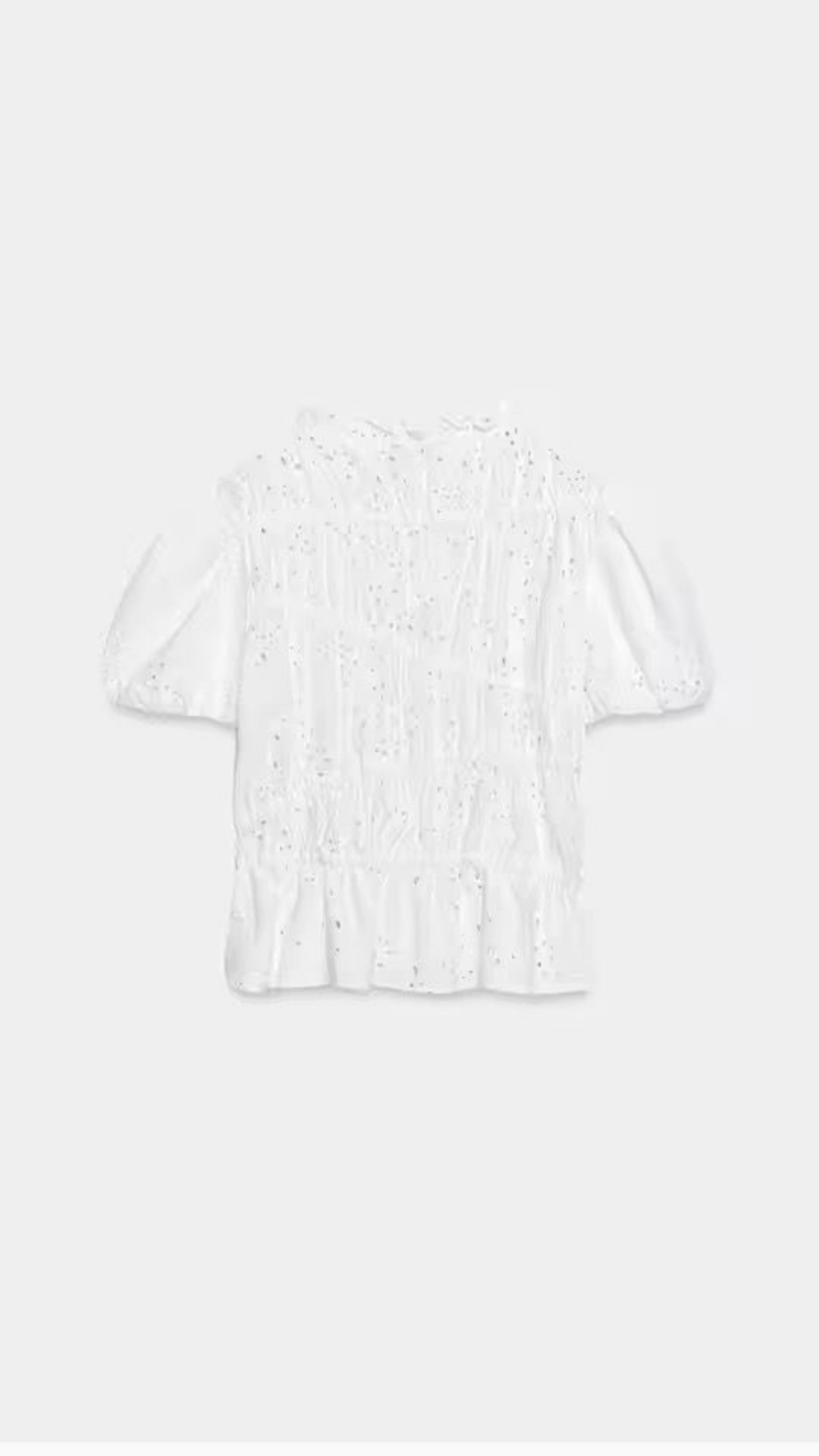 Cutwork Top & Skirt set