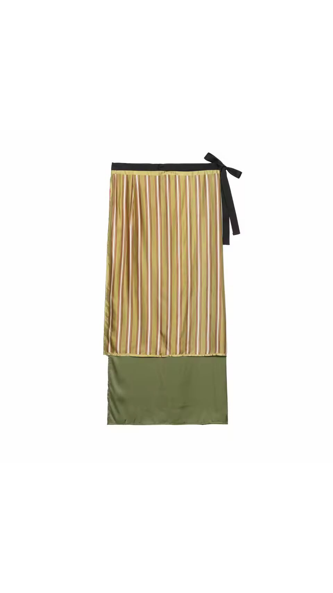 Silky kimono top and skirt