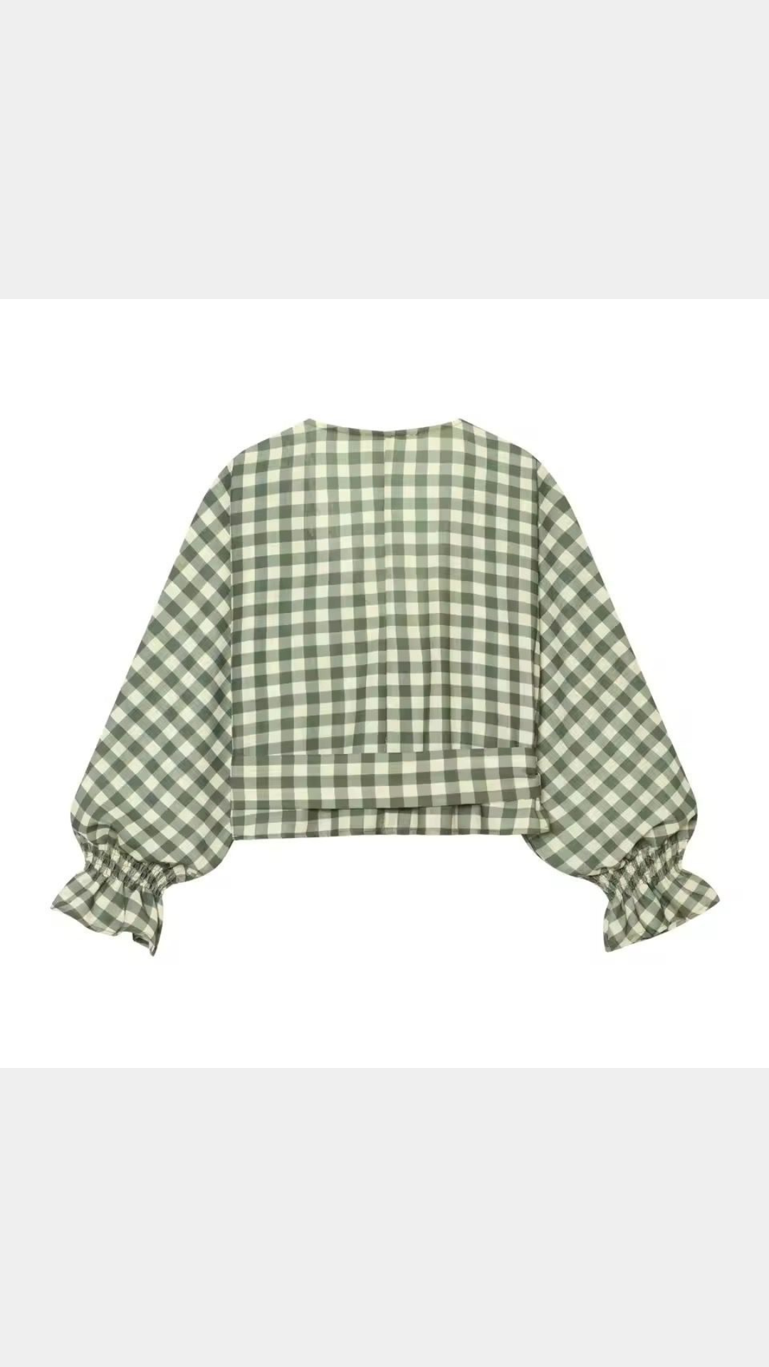 Plaid shorts set