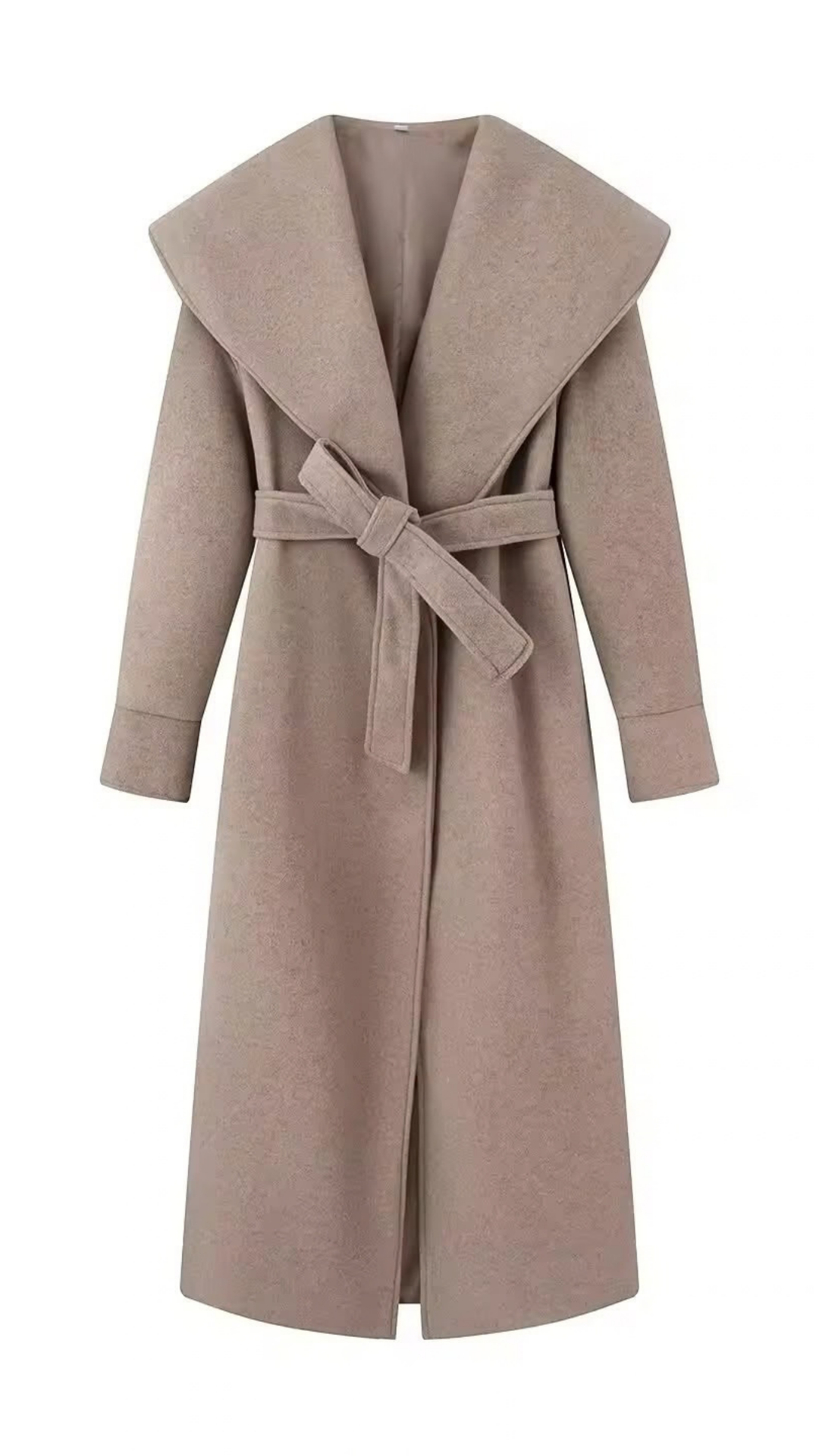 Long belted coat