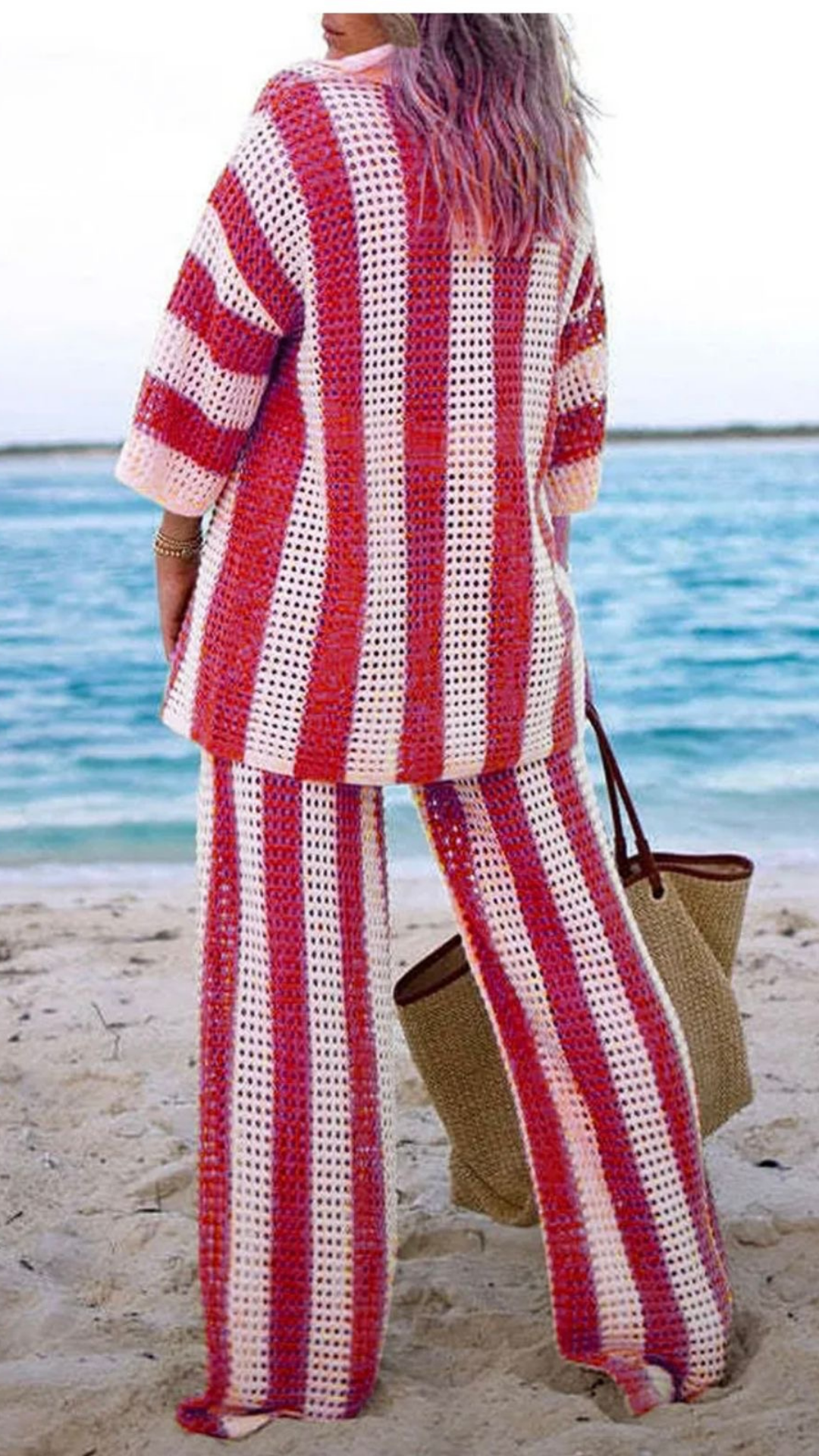 Knitted Beach Wear Set
