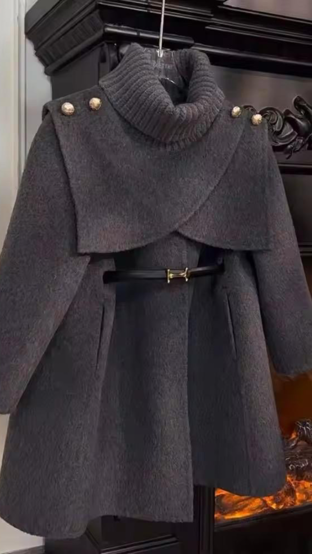 Belted Lil Coat Dress