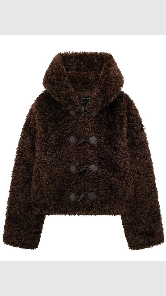 Fur Hoodie Jacket