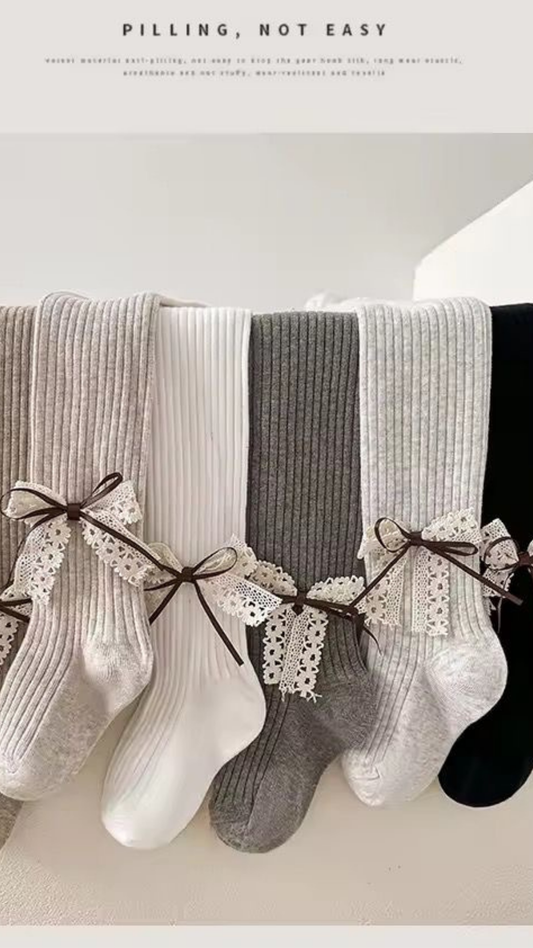 Bow Thick Stockings