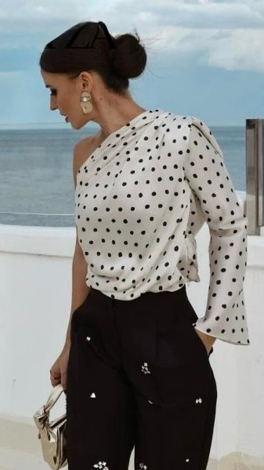 Polka Poise Blouse