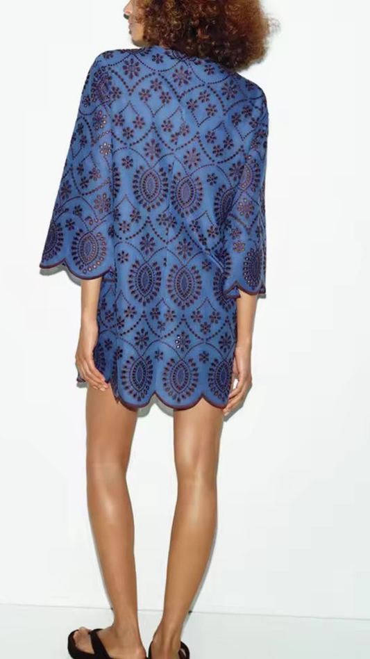 Cutwork Embroidered Dress