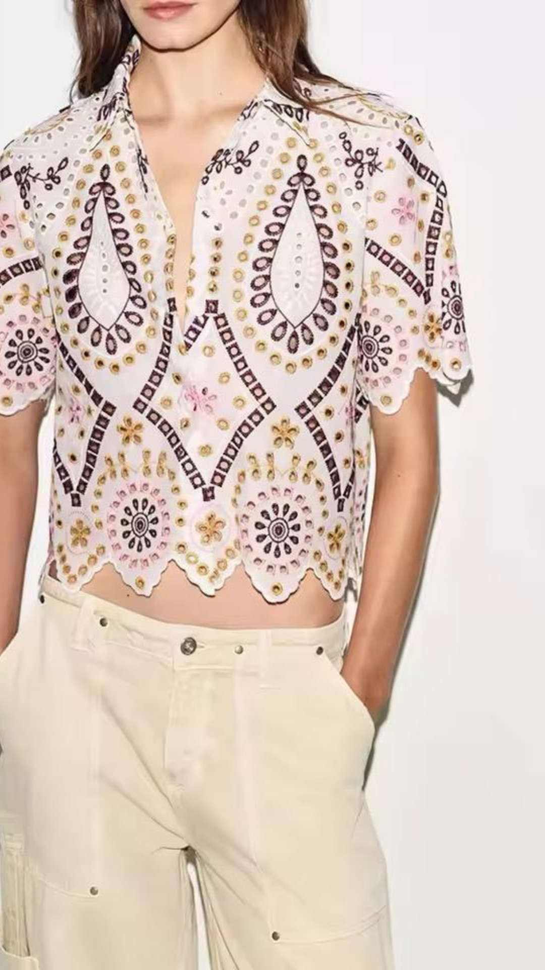 Hollow Multi Blouse