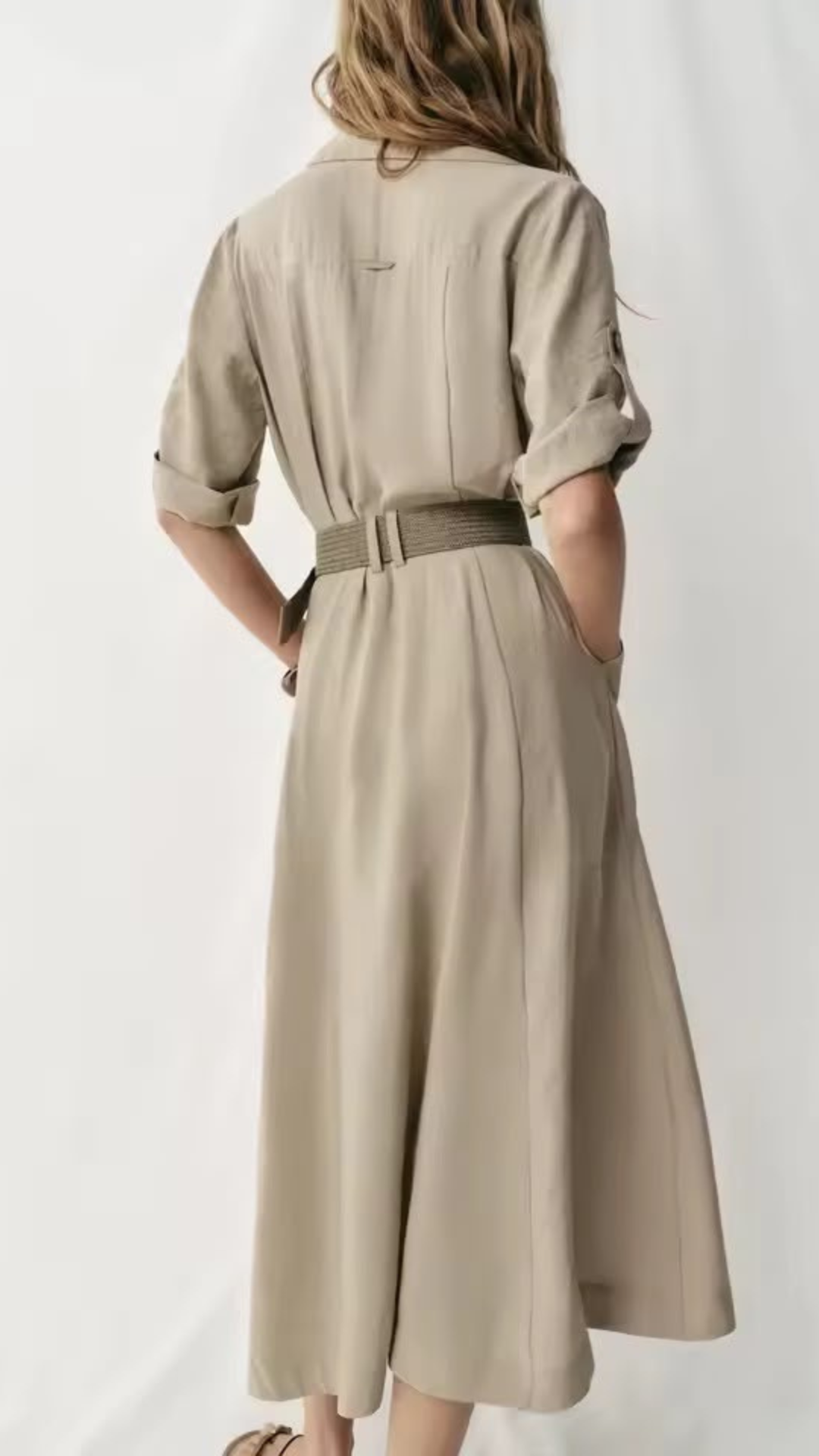 Belted Shirt Dress