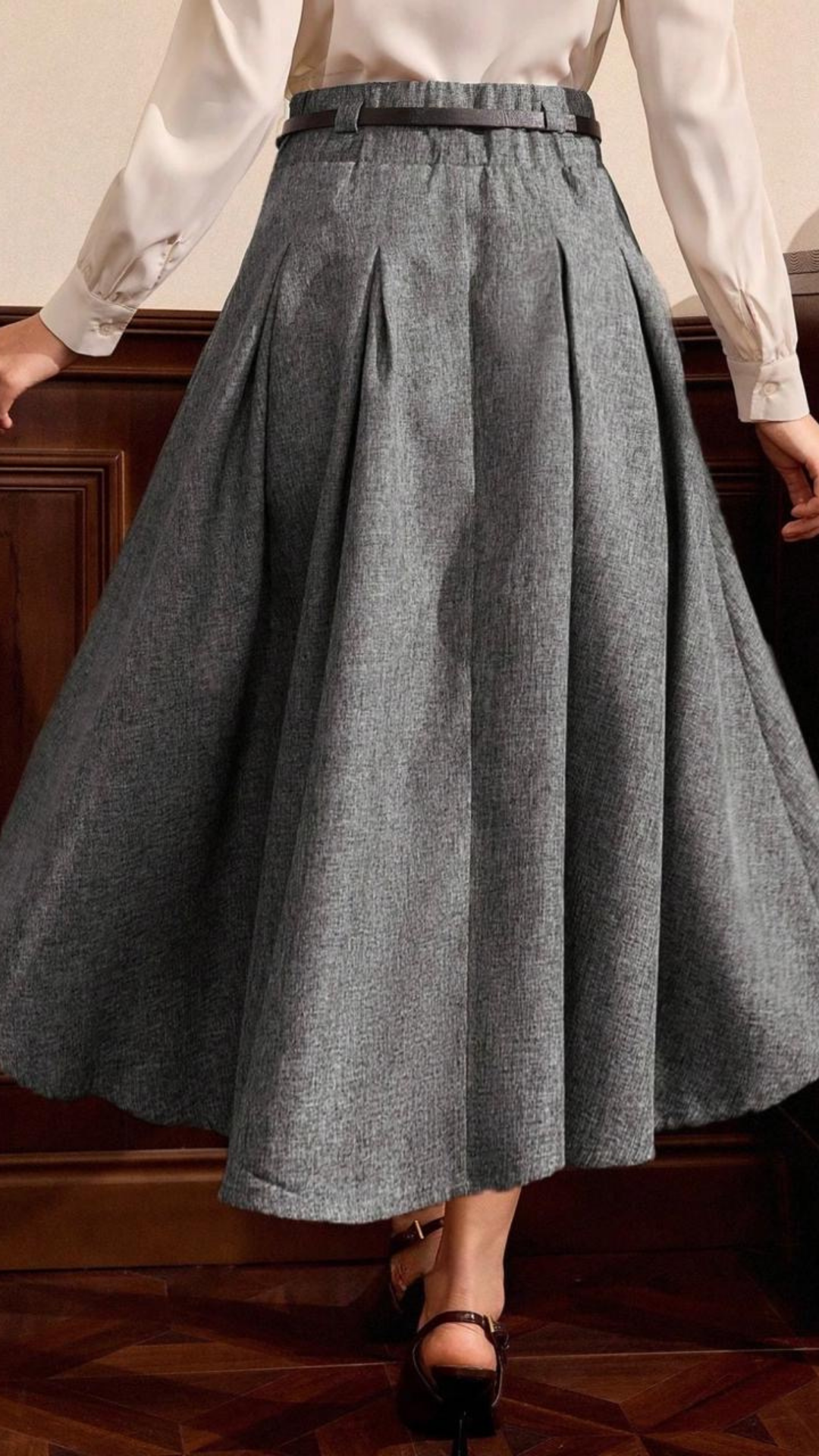 Ladylike Pleated Skirt