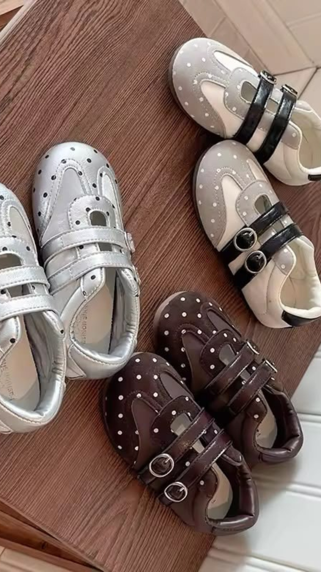 Polka Strappy Shoes