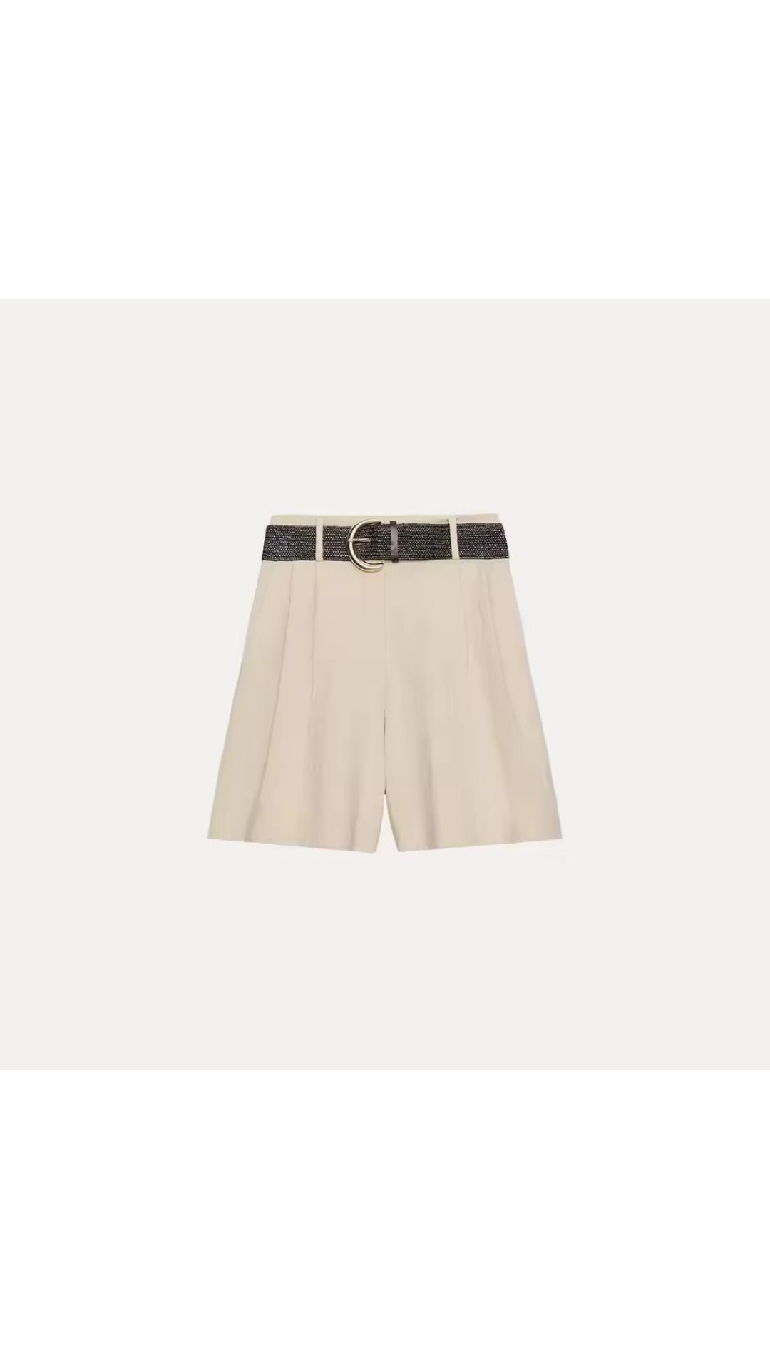 Belted shorts