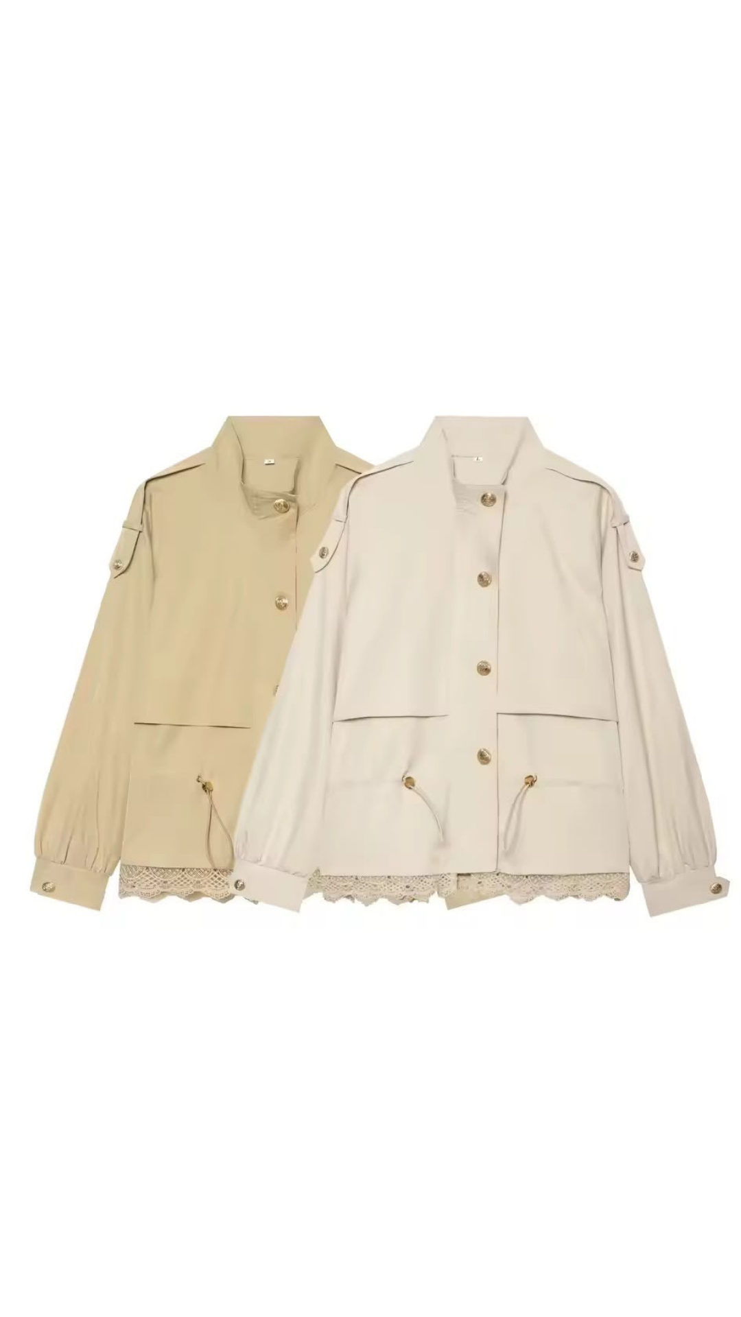 Lacey trench jacket