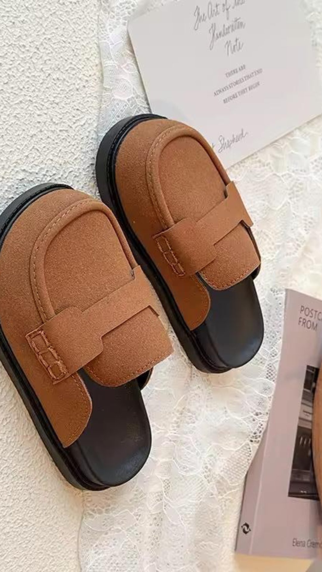 Suede Sliders