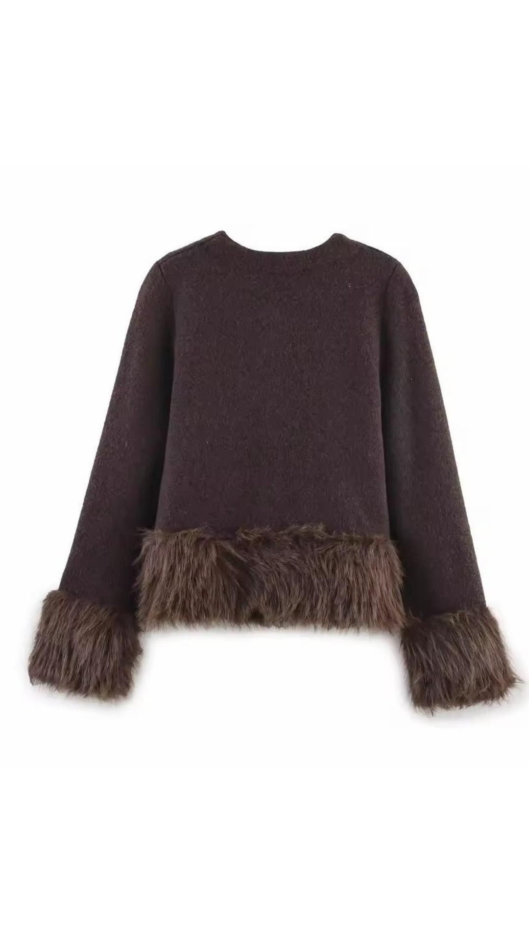 Fur Dress & Cardigan