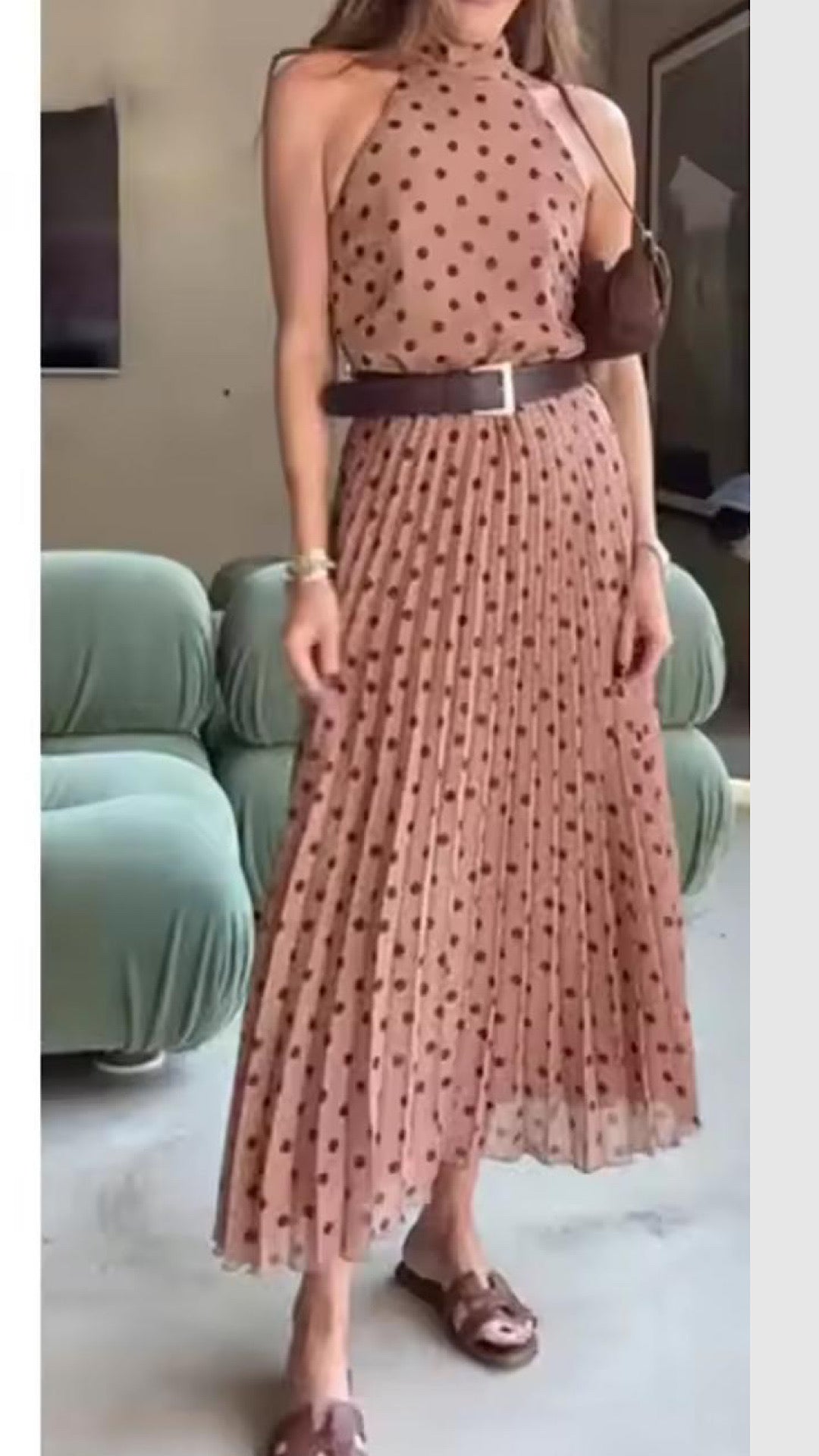 Whispering Polka Dress