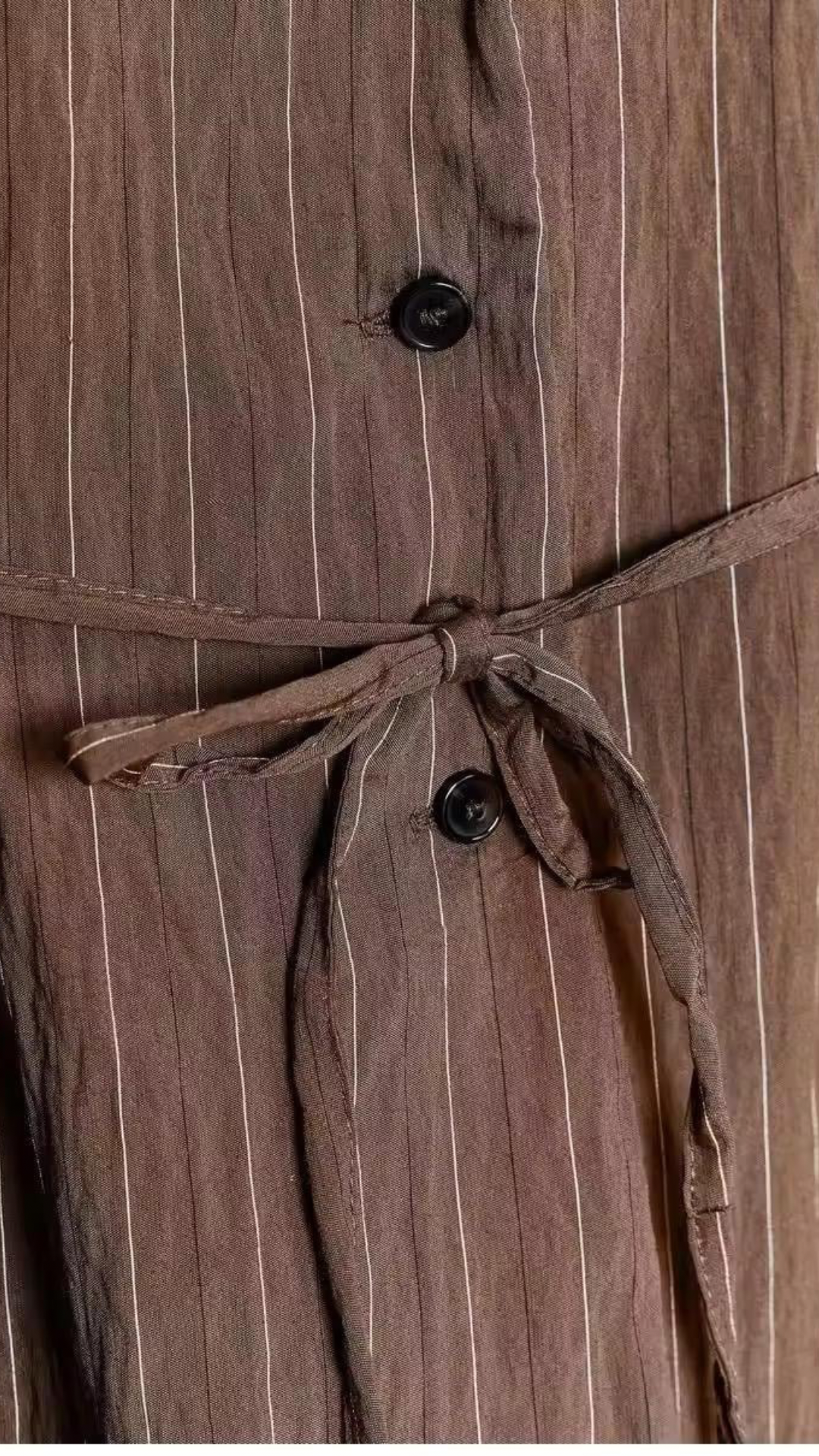 Knotted Striped Coord Set