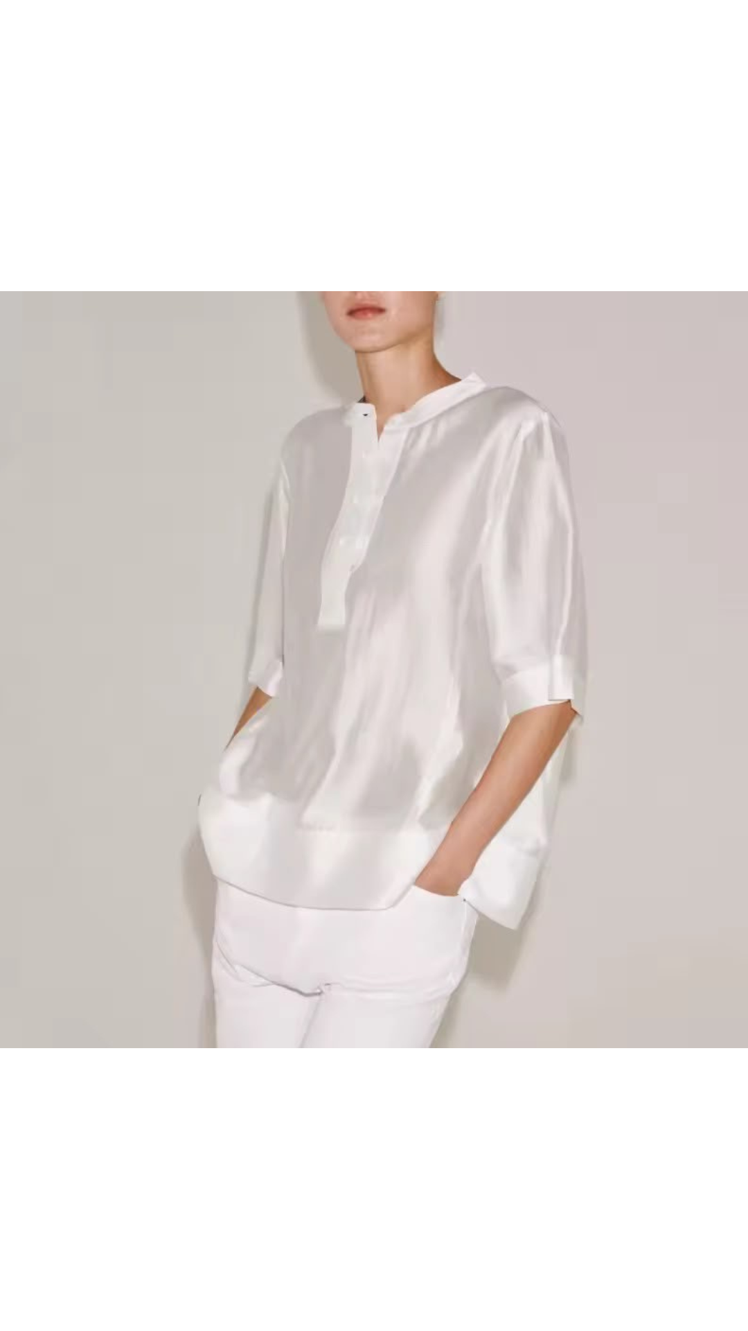 Buttoned top