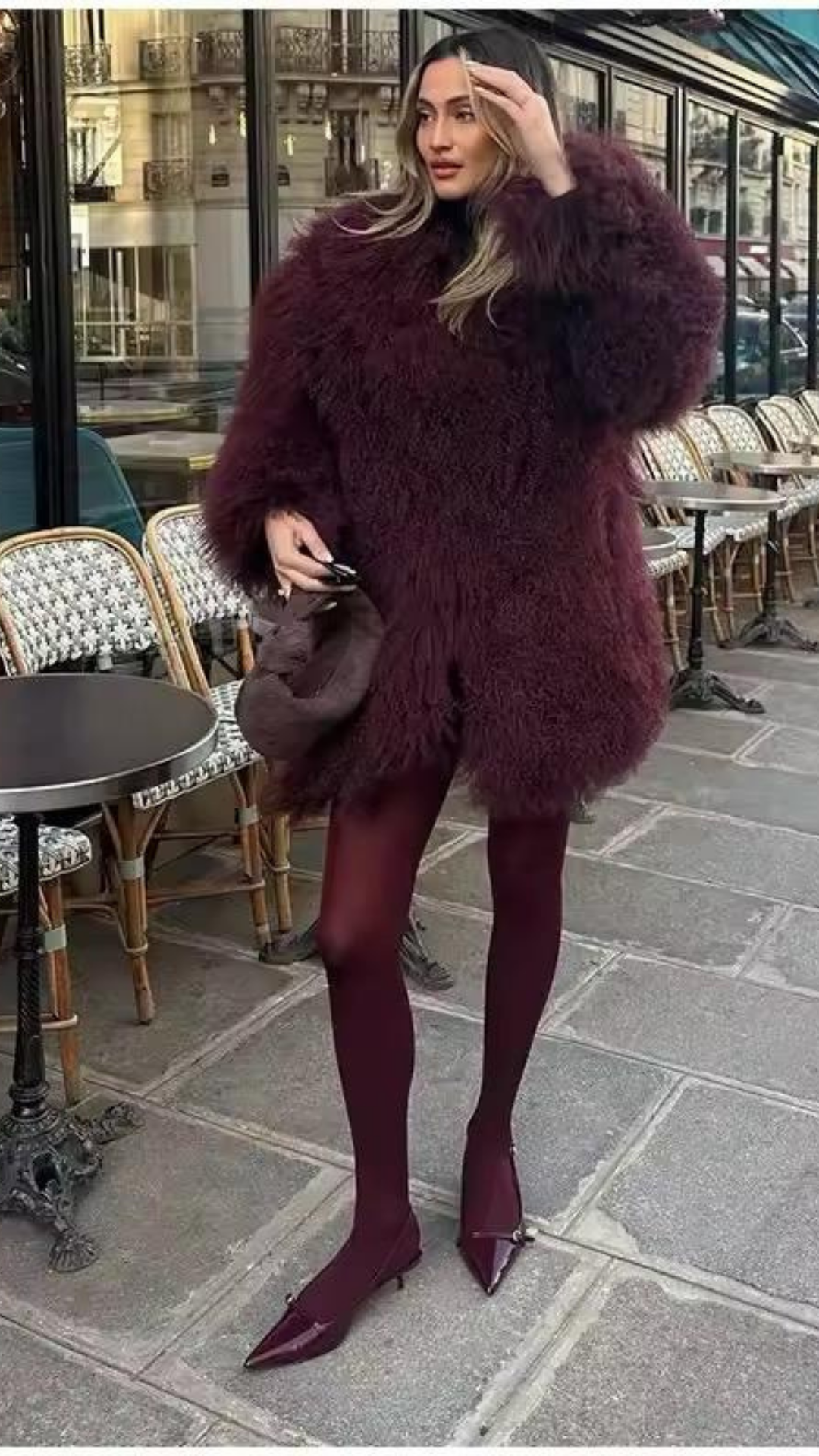 Midnight Fur Long Coat
