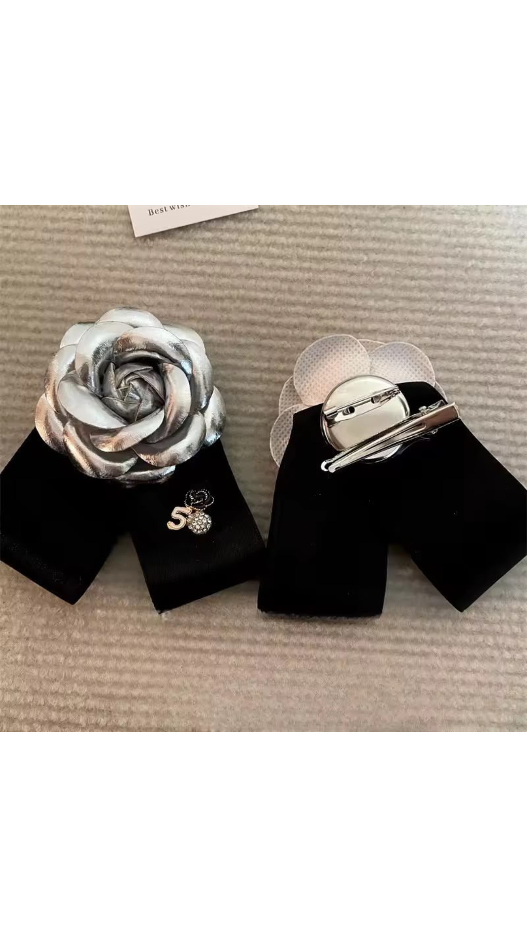 Luxe flora brooch