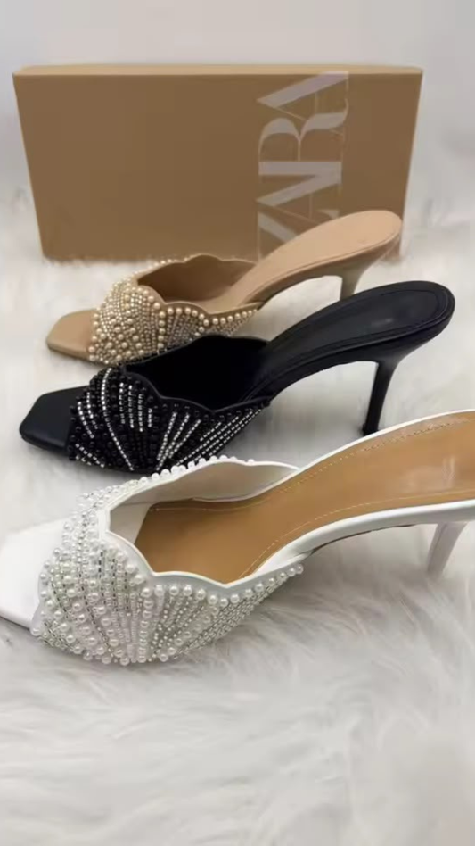 Embellished heels