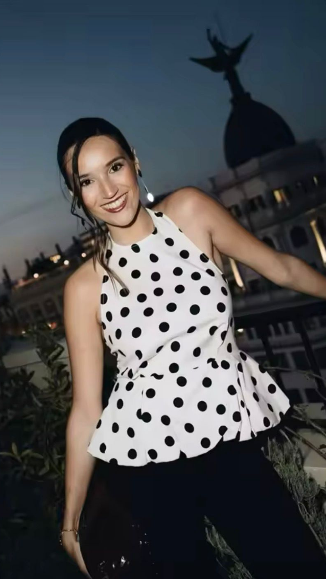 Halter Polka Blouse