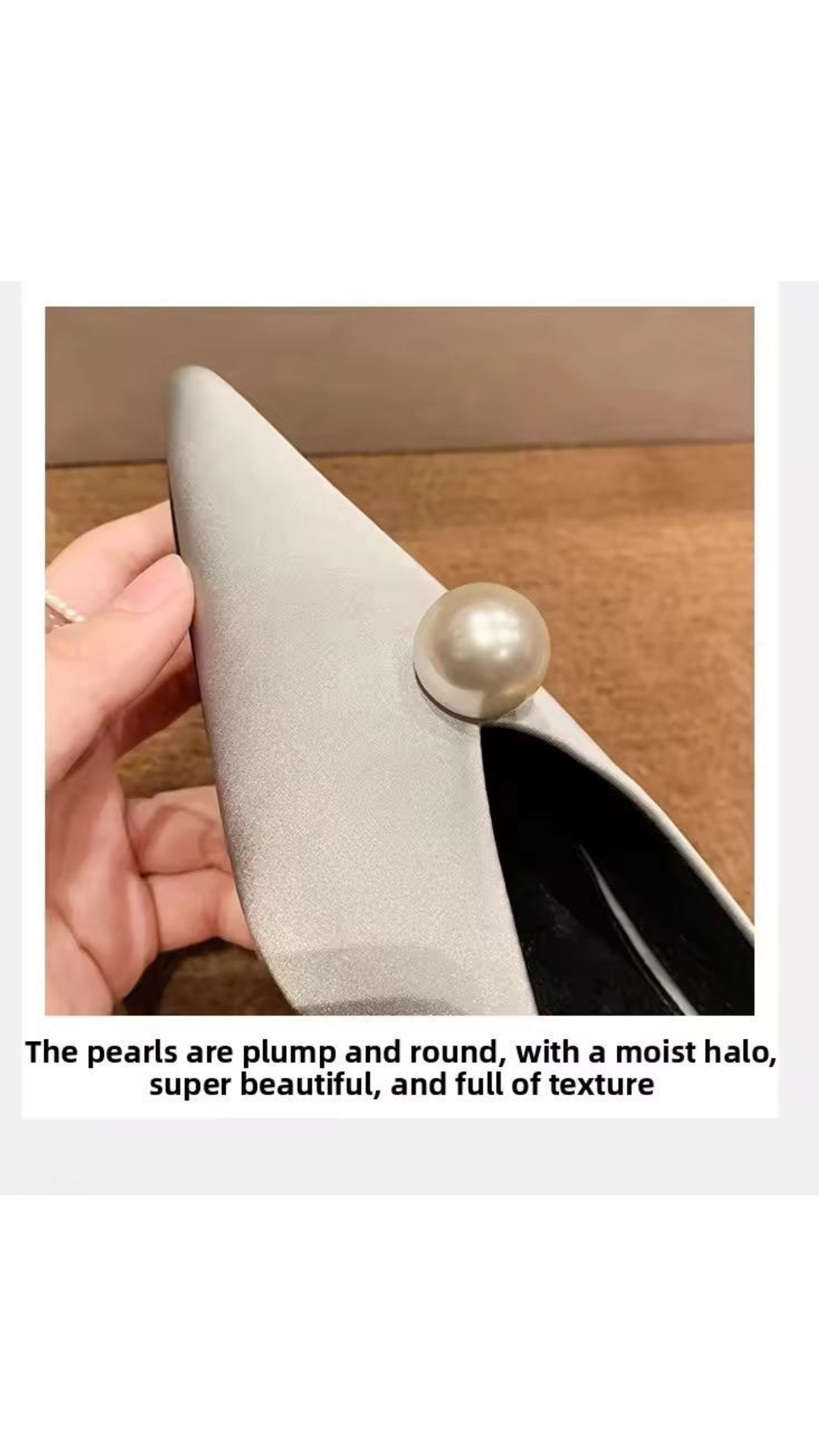 Pearl Kitten Heels