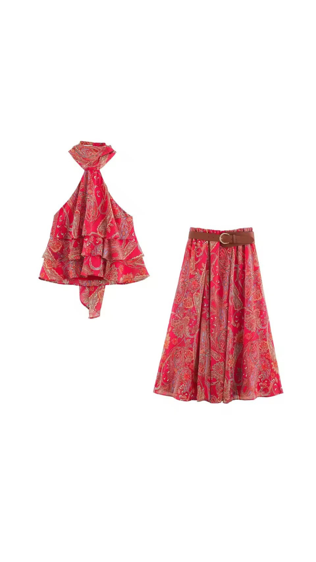 Cristina skirt and top set