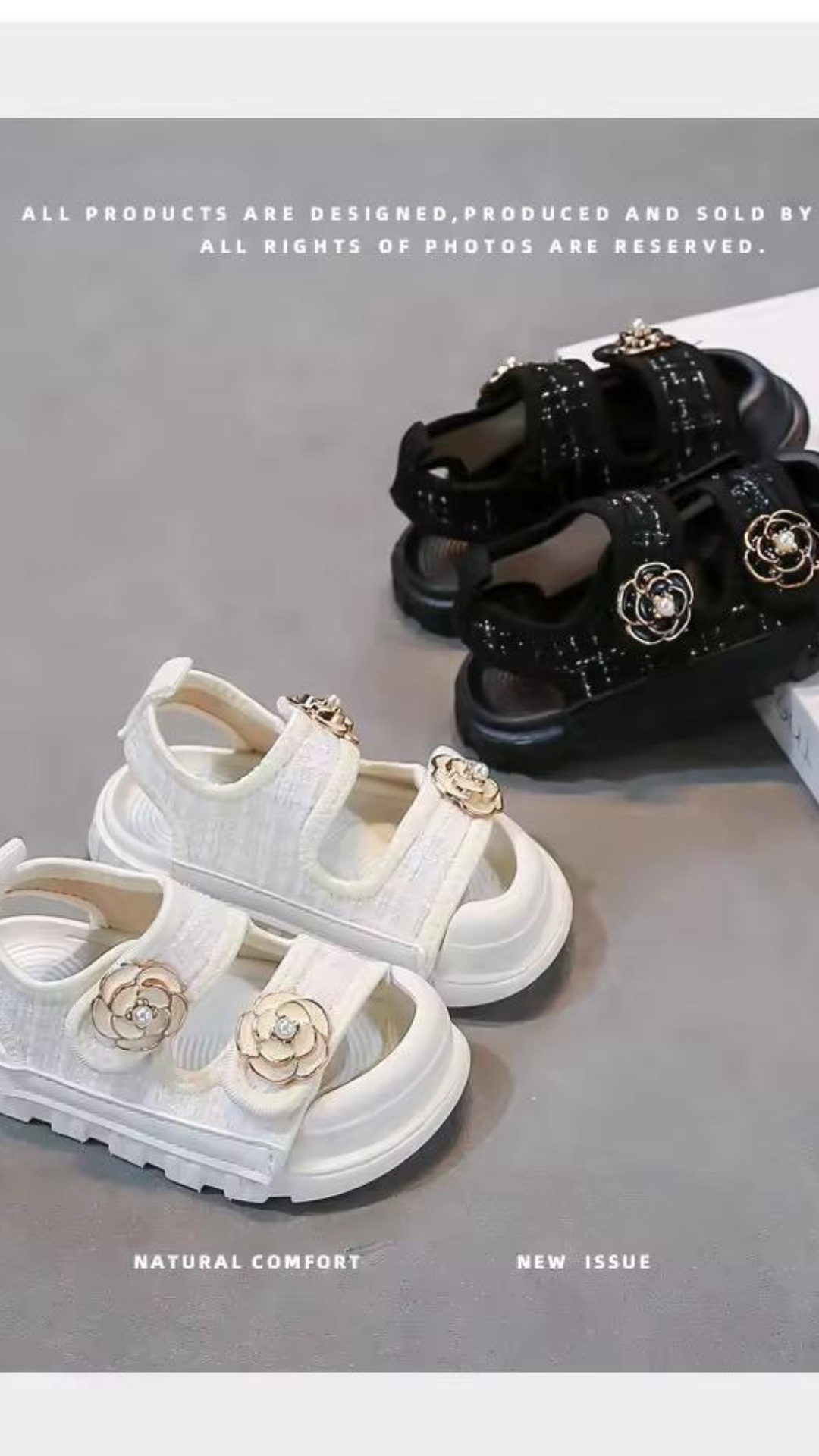 Floral Sandals Flat