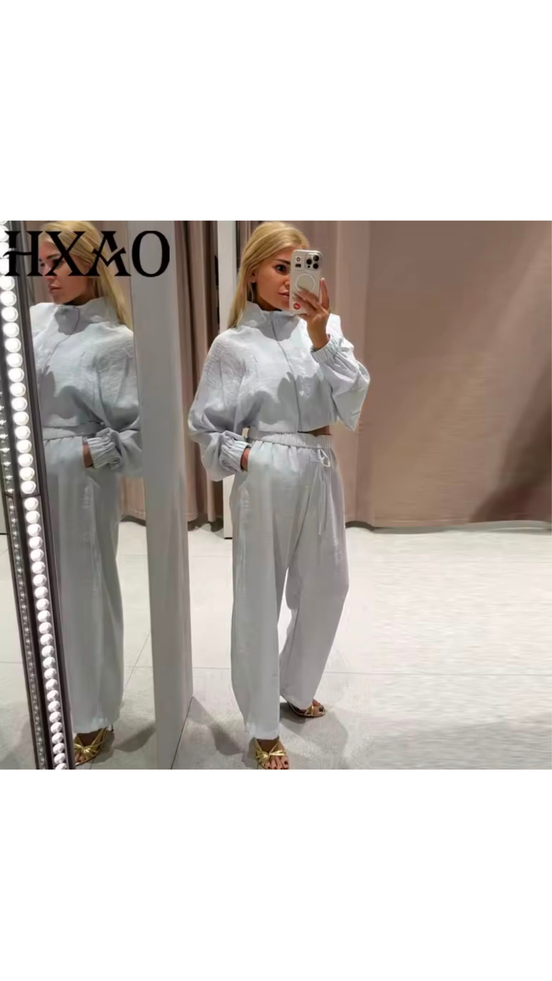 Crop jacket and pants