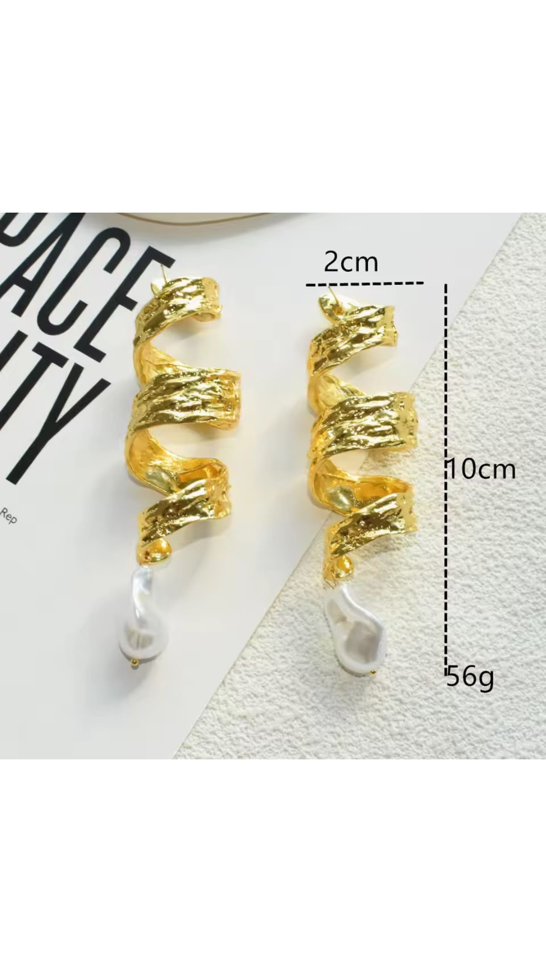 Spiral earrings