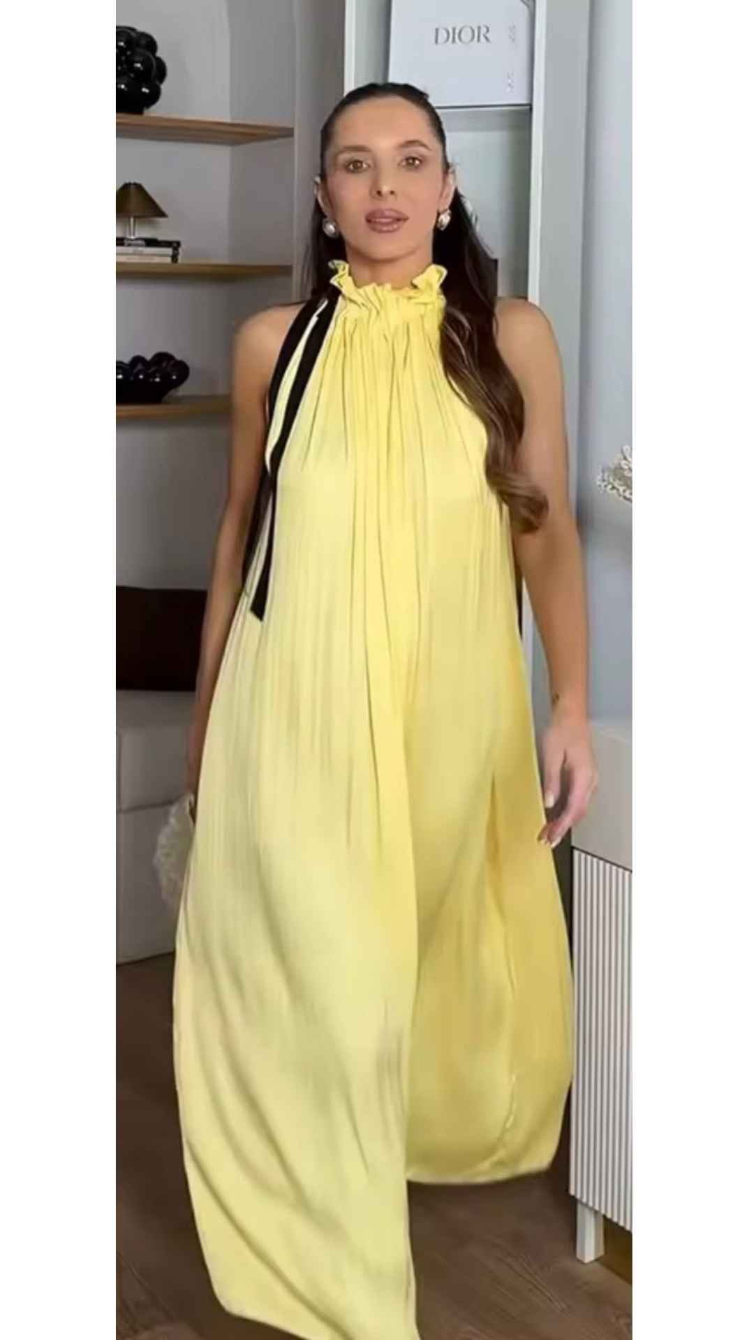 Frill Long Dress