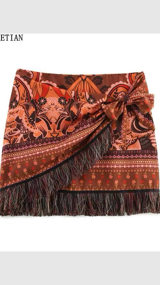 Fringed Skirt