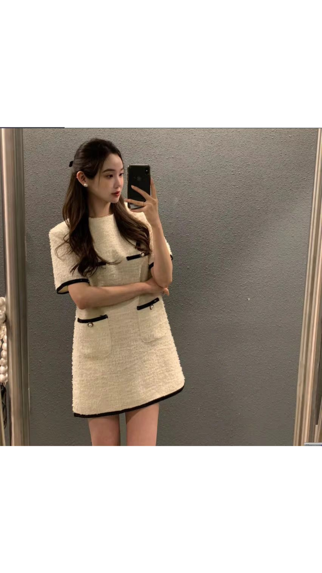 Elisse tweed dress