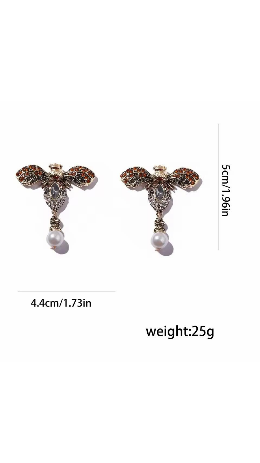 Bee earrings