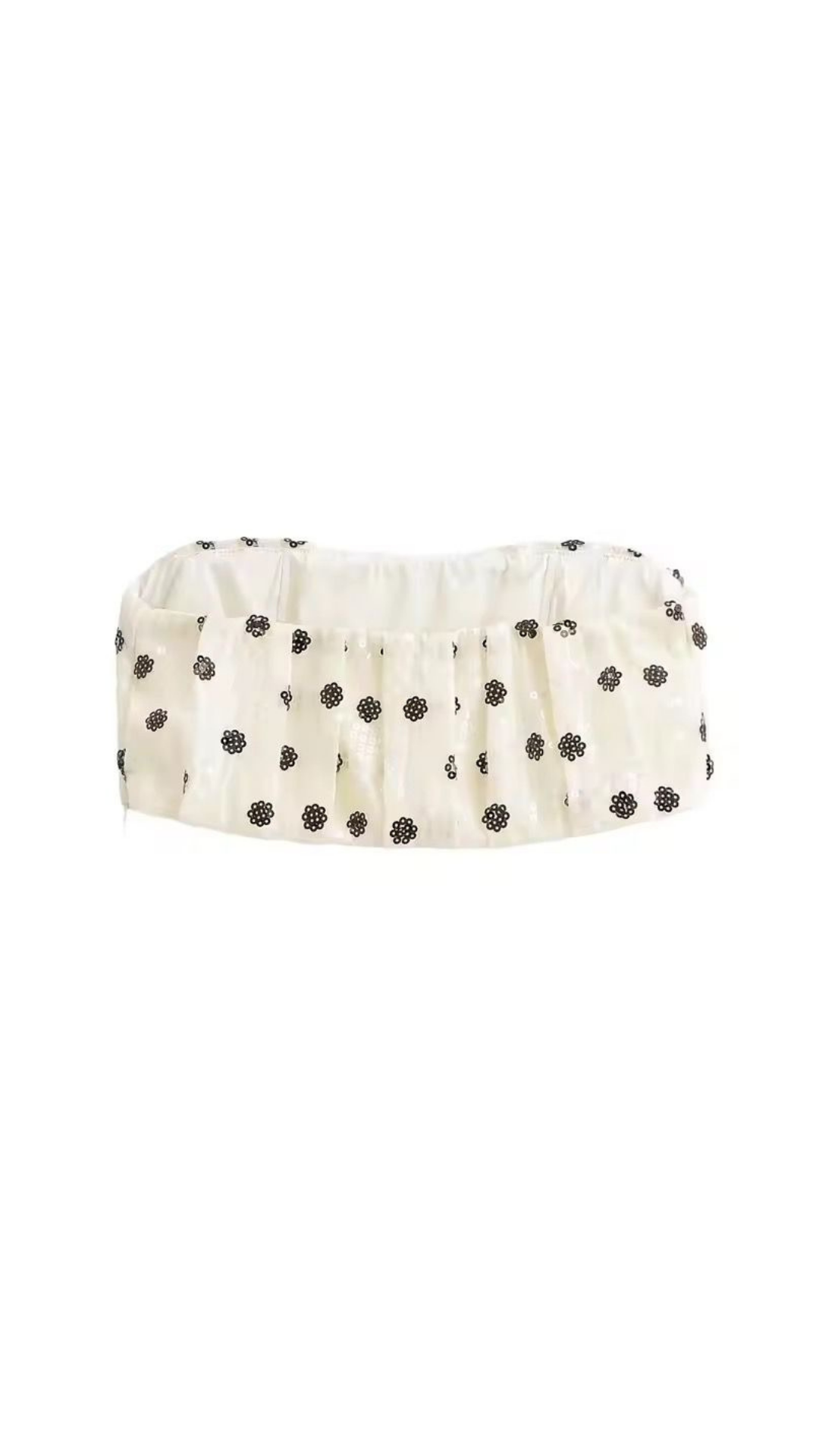 Sequinned Tube Top & Shorts