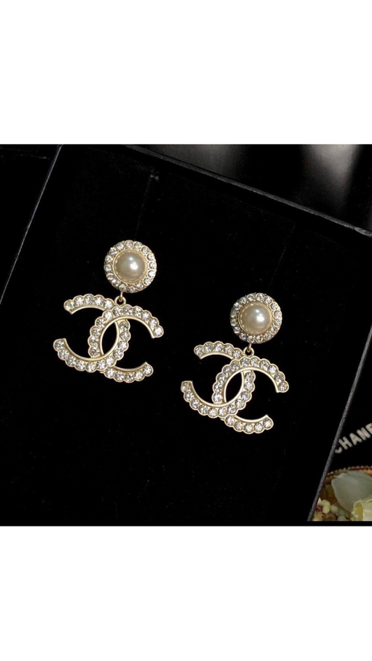 Pearl Embellished Earrings