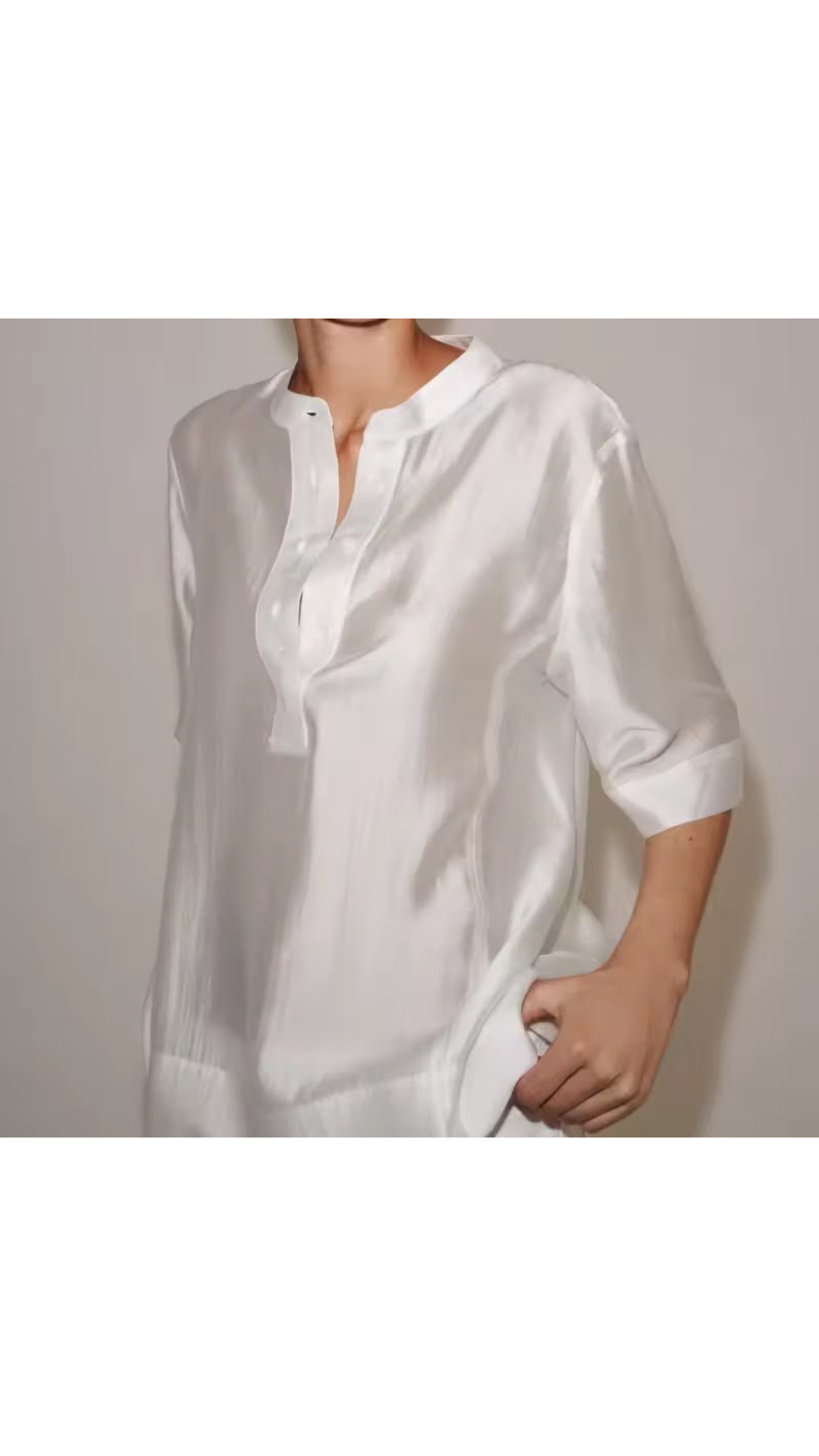 Buttoned top