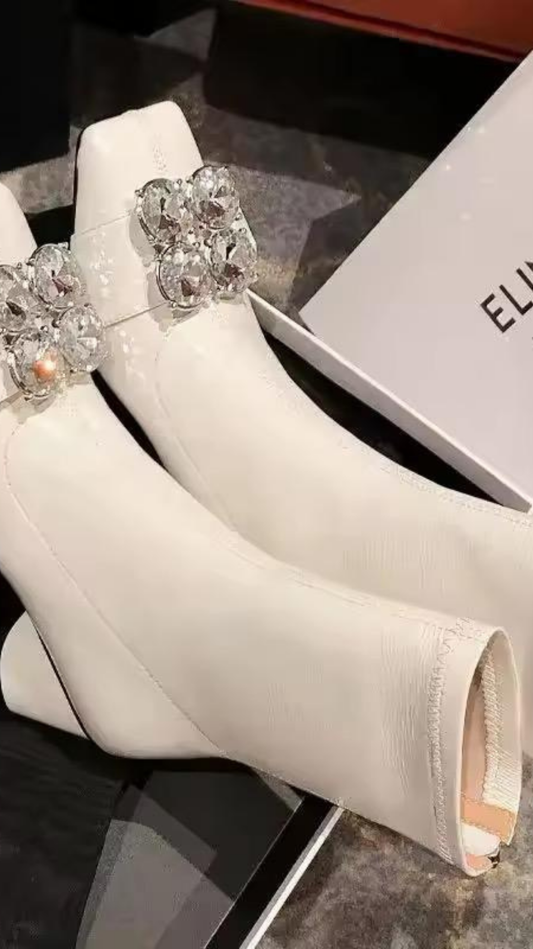 Embellished Buckle Boots