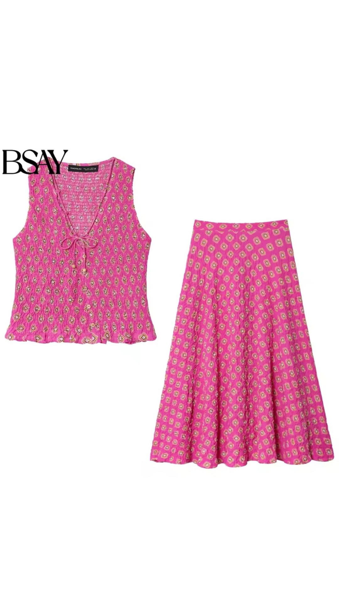 Floral Skirt Set