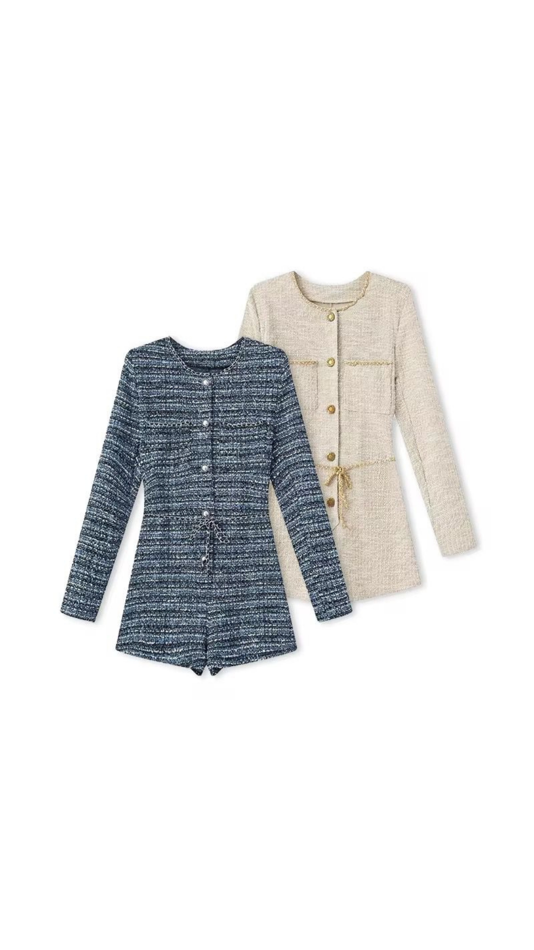 Tweed playsuit