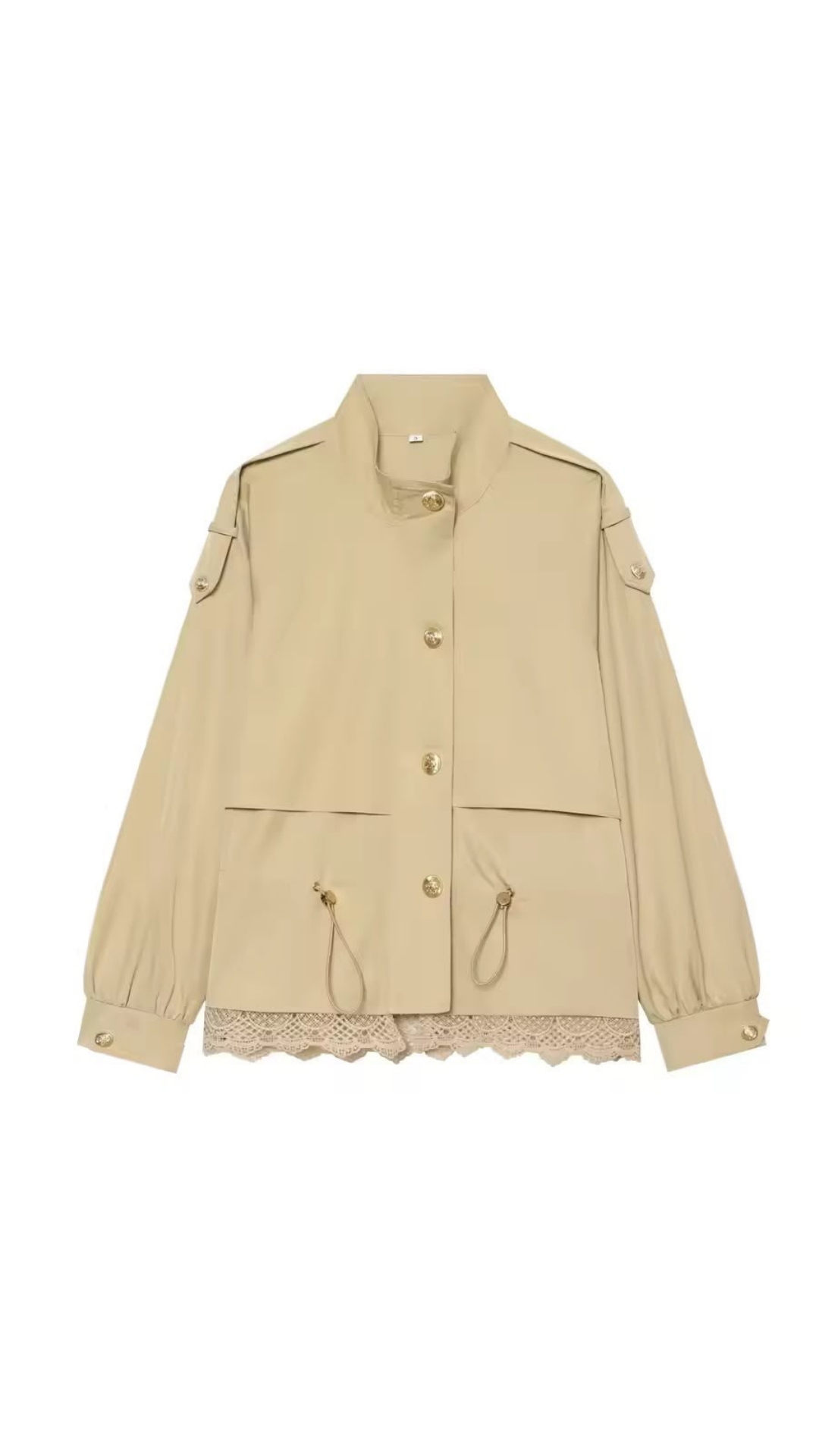 Lacey trench jacket