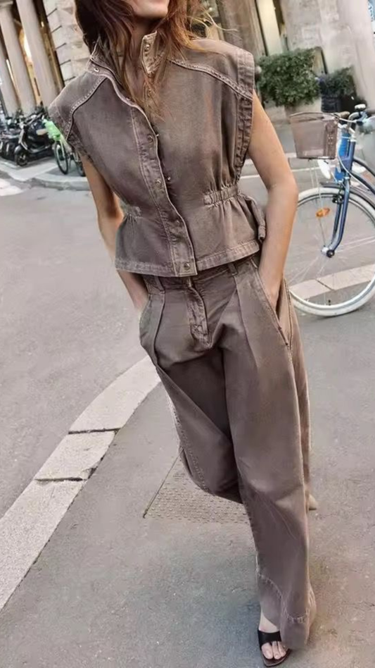 Eliza Denim Set