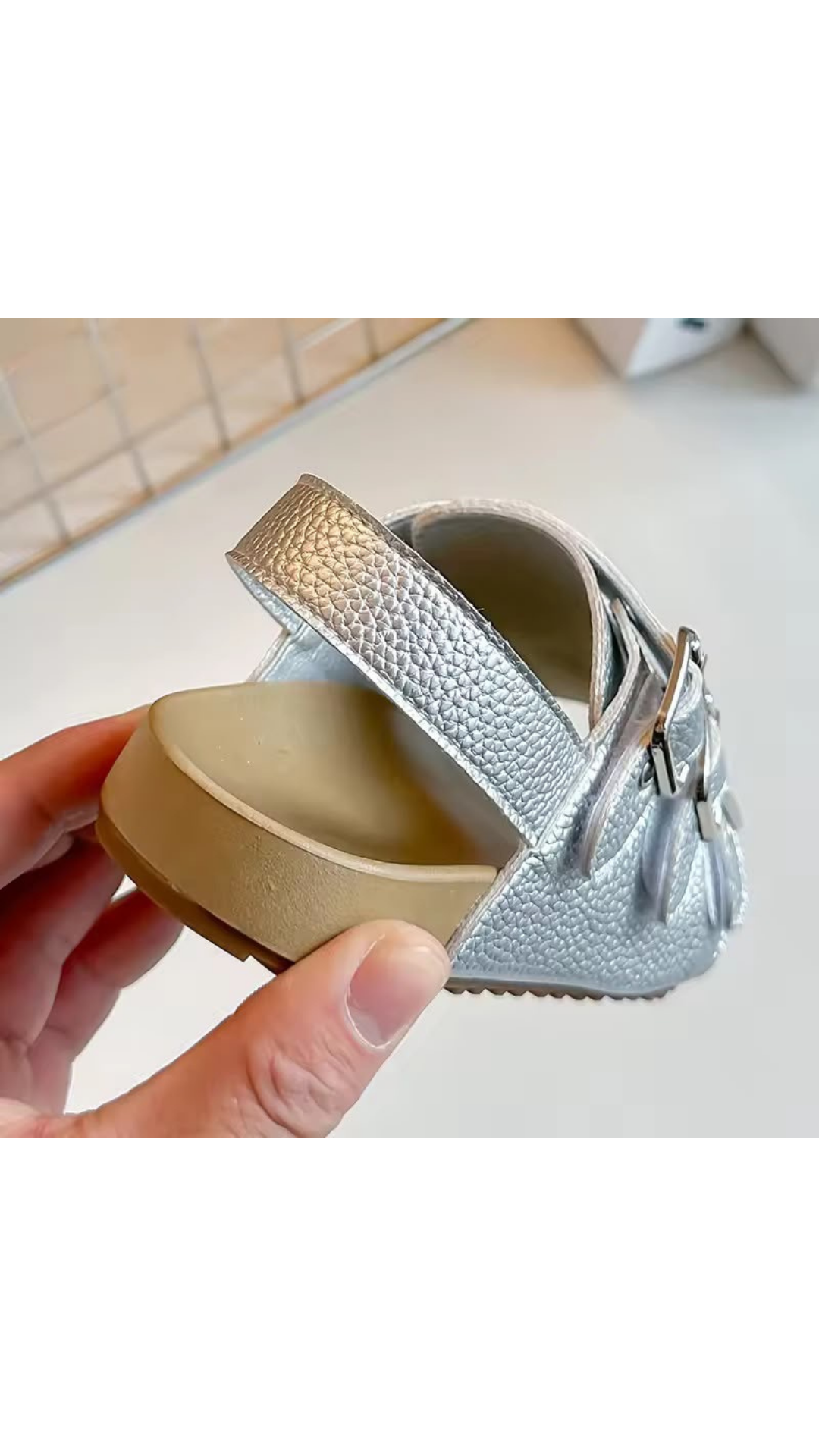 Strappy flats