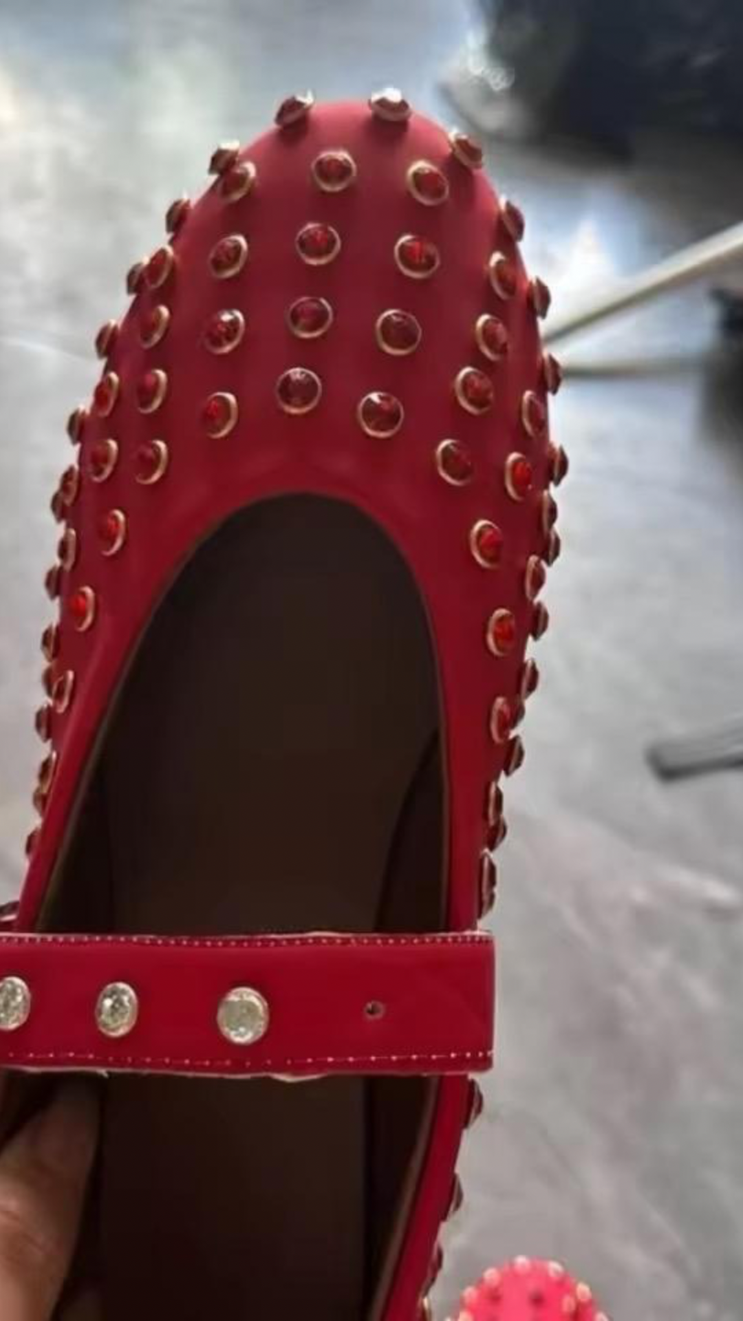 Studded Ballerinas